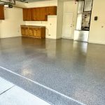 Sarasota residential garage floor coated by DecoCrete Services